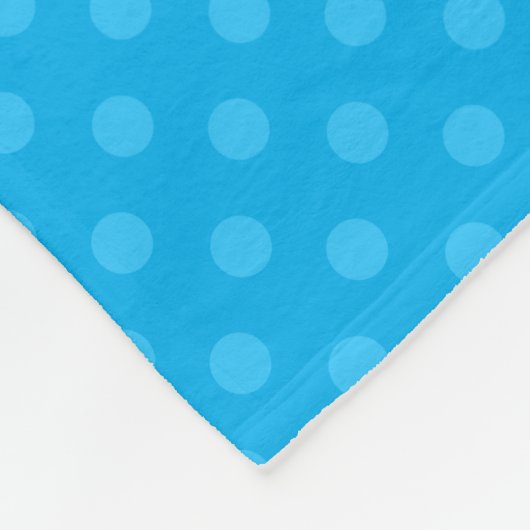 Douanenaam lacrosse sticks sky blue polka stips fleece deken (Hoek)