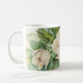 douanenaam Magnolia Floral Waterverf Koffiemok (Links)