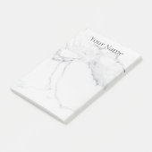 Douanenaam Marmeren Ontwerp Post-it® Notes (Schuin)