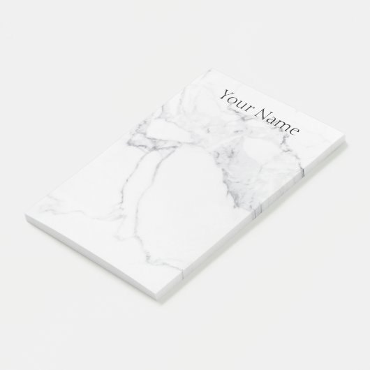 Douanenaam Marmeren Ontwerp Post-it® Notes (Schuin)
