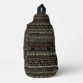 Douanenaam Mexicaans/Azteeks Patroon Sling Bag (Voorkant)