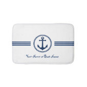 Douanenaam Moderne Anker Badmat (Voorkant)