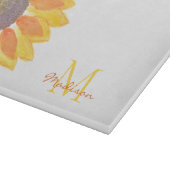 Douanenaam Monogram Botanisch Snijplank (Hoek)