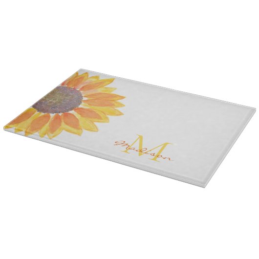 Douanenaam Monogram Botanisch Snijplank (Hoek)