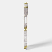  douanenaam Monogram Iridescent Swirl Case-Mate iPhone Case (Achterkant / Rechts)