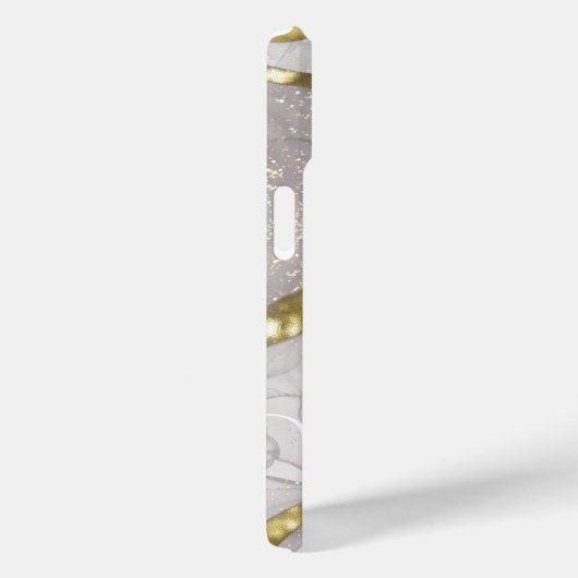 douanenaam Monogram Iridescent Swirl Case-Mate iPhone Case (Achterkant / Rechts)