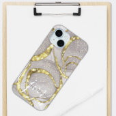  douanenaam Monogram Iridescent Swirl Case-Mate iPhone Case