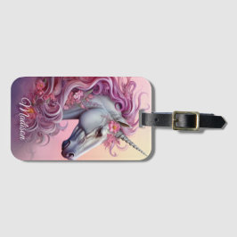 Douanenaam Mooie Eenhoorn Bagagelabel