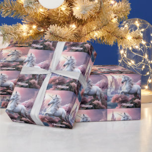 Douanenaam Mooie Eenhoorn Cadeaupapier