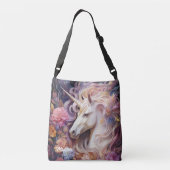 Douanenaam Mooie Eenhoorn Crossbody Tas (Achterkant)