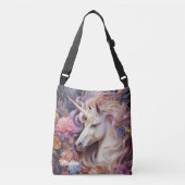 Douanenaam Mooie Eenhoorn Crossbody Tas (Voorkant)