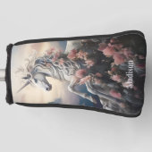 Douanenaam Mooie Eenhoorn Golfheadcover (Voorkant)