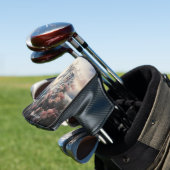 Douanenaam Mooie Eenhoorn Golfheadcover (Insitu)