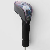 Douanenaam Mooie Eenhoorn Golfheadcover (Schuin)