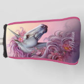 Douanenaam Mooie Eenhoorn Golfheadcover (Voorkant)