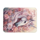 Douanenaam Mooie Eenhoorn Magneet (Horizontaal)