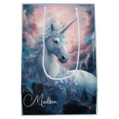 Douanenaam Mooie Eenhoorn Medium Cadeauzakje (Achterkant)