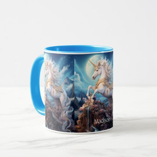 Douanenaam Mooie Eenhoorn Mok (Voorkant links)