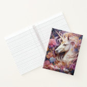 Douanenaam Mooie Eenhoorn Notitieboek (Binnen)