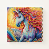 Douanenaam Mooie Eenhoorn Notitieboek (Achterkant)