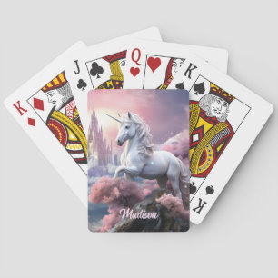 Douanenaam Mooie Eenhoorn Pokerkaarten