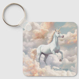Douanenaam Mooie Eenhoorn Sleutelhanger
