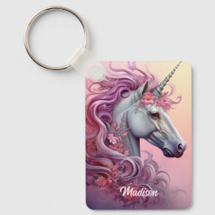 Douanenaam Mooie Eenhoorn Sleutelhanger