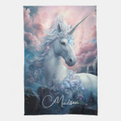 Douanenaam Mooie Eenhoorn Theedoek (Verticaal)