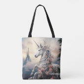 Douanenaam Mooie Eenhoorn Tote Bag (Achterkant)