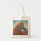 Douanenaam Mooie Eenhoorn Tote Bag (Voorkant)
