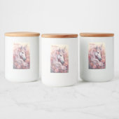 Douanenaam Mooie Eenhoorn Voedselcontainer Etiket (Flessen)