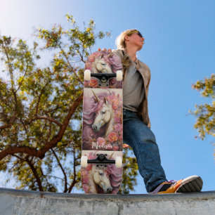 Douanenaam Mooie Eenhoorns Persoonlijk Skateboard