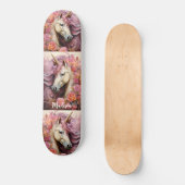 Douanenaam Mooie Eenhoorns Persoonlijk Skateboard (Voorkant)