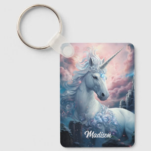 Douanenaam Mooie Eenhoorns Sleutelhanger