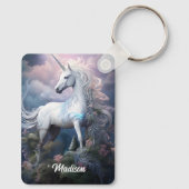Douanenaam Mooie Eenhoorns Sleutelhanger (Achterkant)