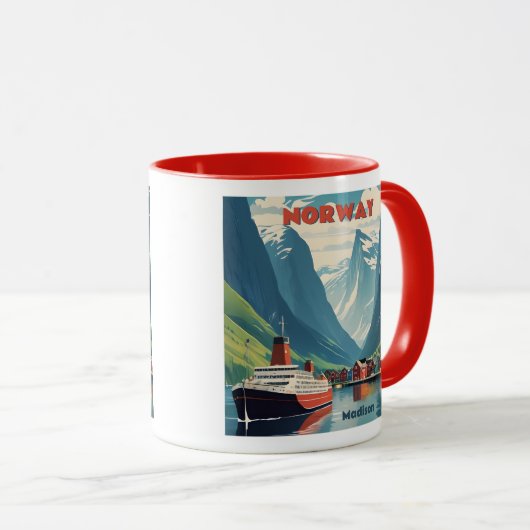 Douanenaam Noorwegen Mok (Voorkant rechts)