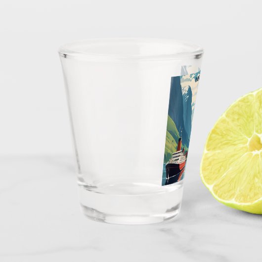 Douanenaam Noorwegen Shot Glas (Links)