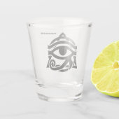Douanenaam Oog van Horus Shot Glas (Achterkant)