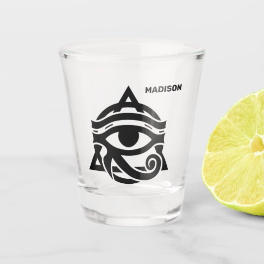 Douanenaam Oog van Horus Shot Glas (Voorkant)