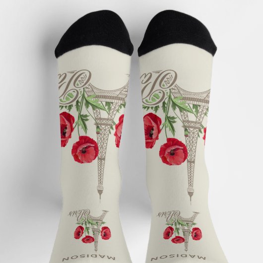 Douanenaam Parijs Frankrijk Sokken (Top)