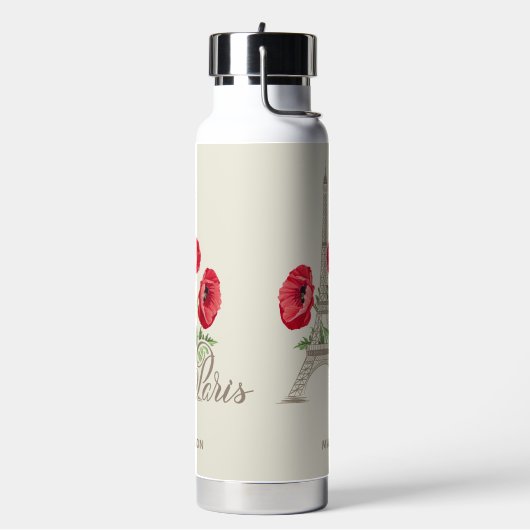Douanenaam Parijs Frankrijk Waterfles (Links)