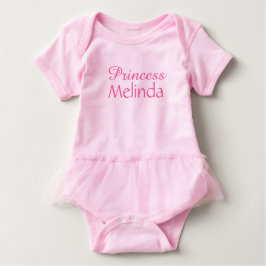 Douanenaam "Princess"-kleding Romper