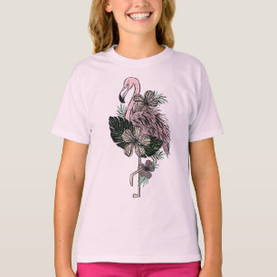 Douanenaam Roze Flamingo T-shirt