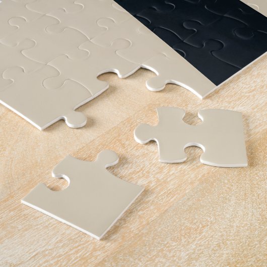 Douanenaam Roze Klassieke Auto Legpuzzel (Zijkant)