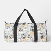 Douanenaam Schattige Uil Pattern Plunjezak (Voorkant)