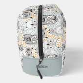 Douanenaam Schattige Uil Pattern Toilettasje (Rechts)