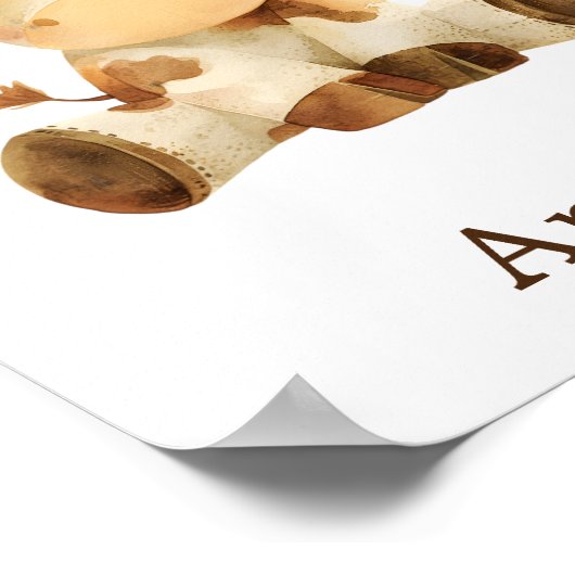 Douanenaam Schattigee Kinderkamer Decor Boerderij Poster (Hoek)