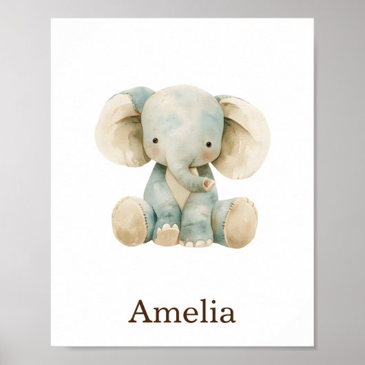 Douanenaam Schattigee Kwekerij Decor Speelgoed Die Poster (Voorkant)