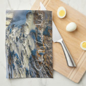 Douanenaam Selfoss Waterfall, IJsland Theedoek (Quarter Fold)