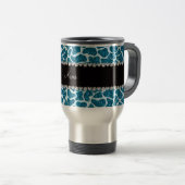 Douanenaam sky blue glitter giraffe reisbeker (Voorkant rechts)